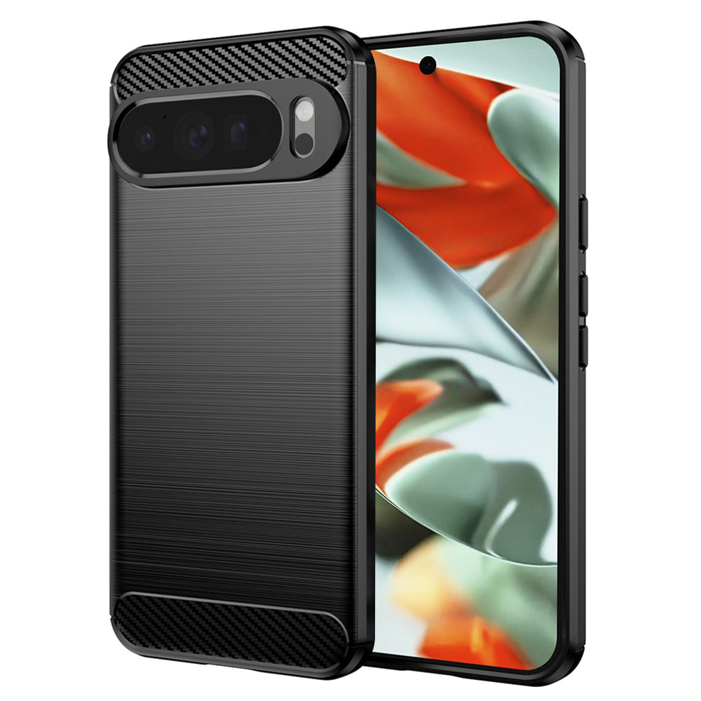 Θήκη για Google Pixel 9 Pro XL, Techsuit, Carbon, Μαύρο