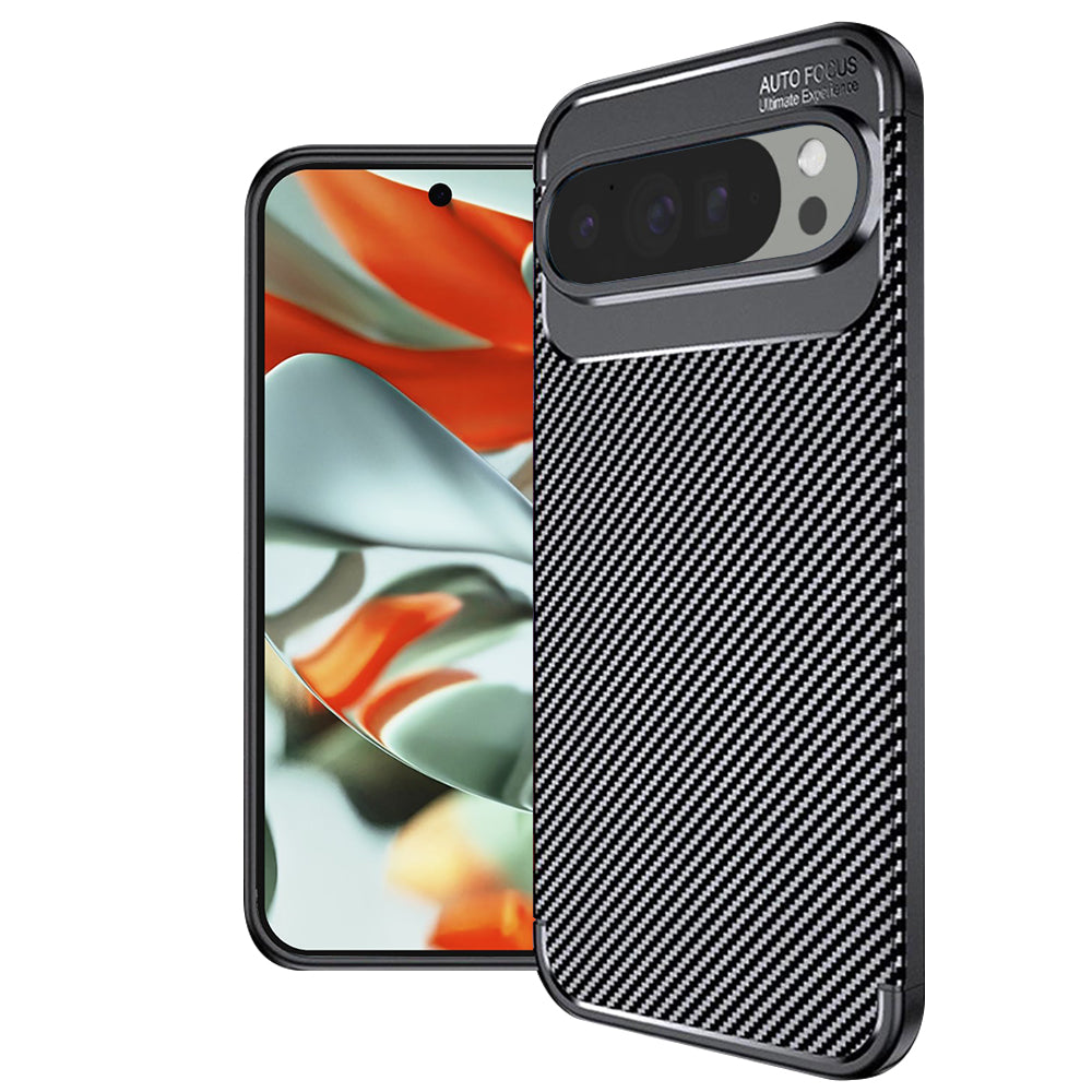 Θήκη για Google Pixel 9 Pro XL, Techsuit, CarbonFiber, Μαύρο