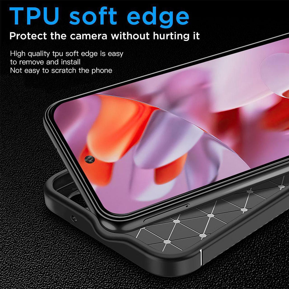 Θήκη για Google Pixel 9 Pro XL, Techsuit, CarbonFiber, Μαύρο