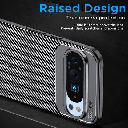 Θήκη για Google Pixel 9 Pro XL, Techsuit, CarbonFiber, Μαύρο