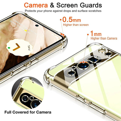 Θήκη για Google Pixel 9 Pro XL, Techsuit, Ανθεκτική σε Κρούσεις Διαφανής, Διάφανη