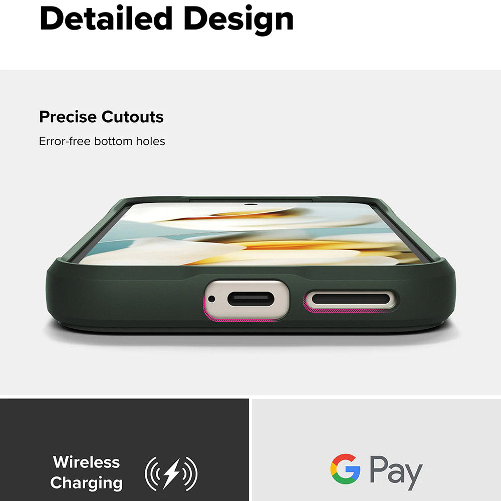 Θήκη για Google Pixel 9a, Ringke, Όνυξ, Σκούρο Πράσινο