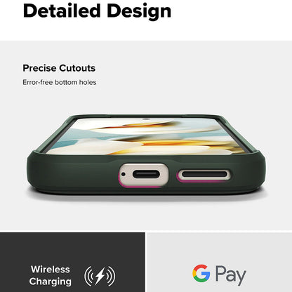 Θήκη για Google Pixel 9a, Ringke, Όνυξ, Σκούρο Πράσινο
