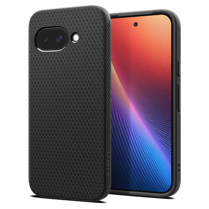 Case for Google Pixel 9a, Spigen, Liquid Air, Matte Black