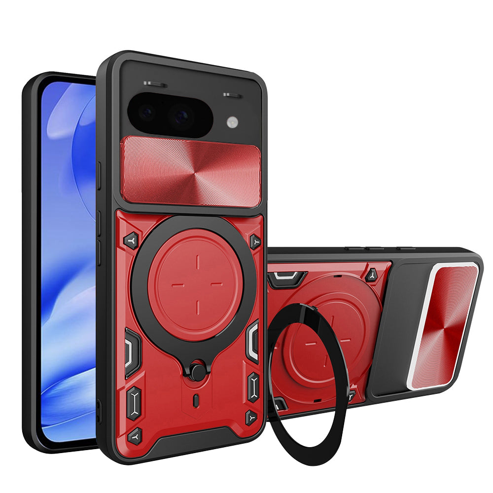 Θήκη για Google Pixel 9a, Techsuit, CamGuard Pro, Κόκκινο