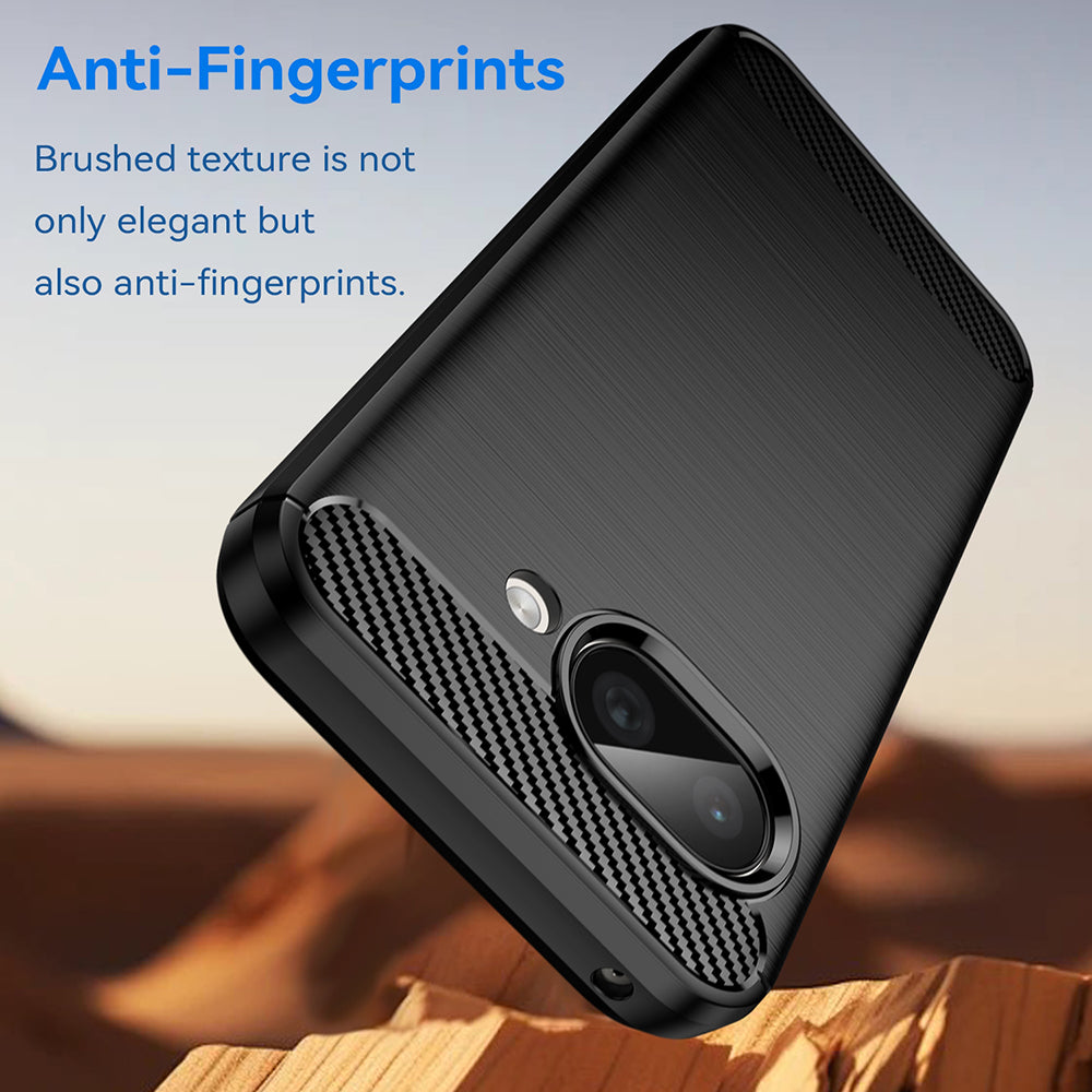 Case for Google Pixel 9a, Techsuit, Carbon, Black