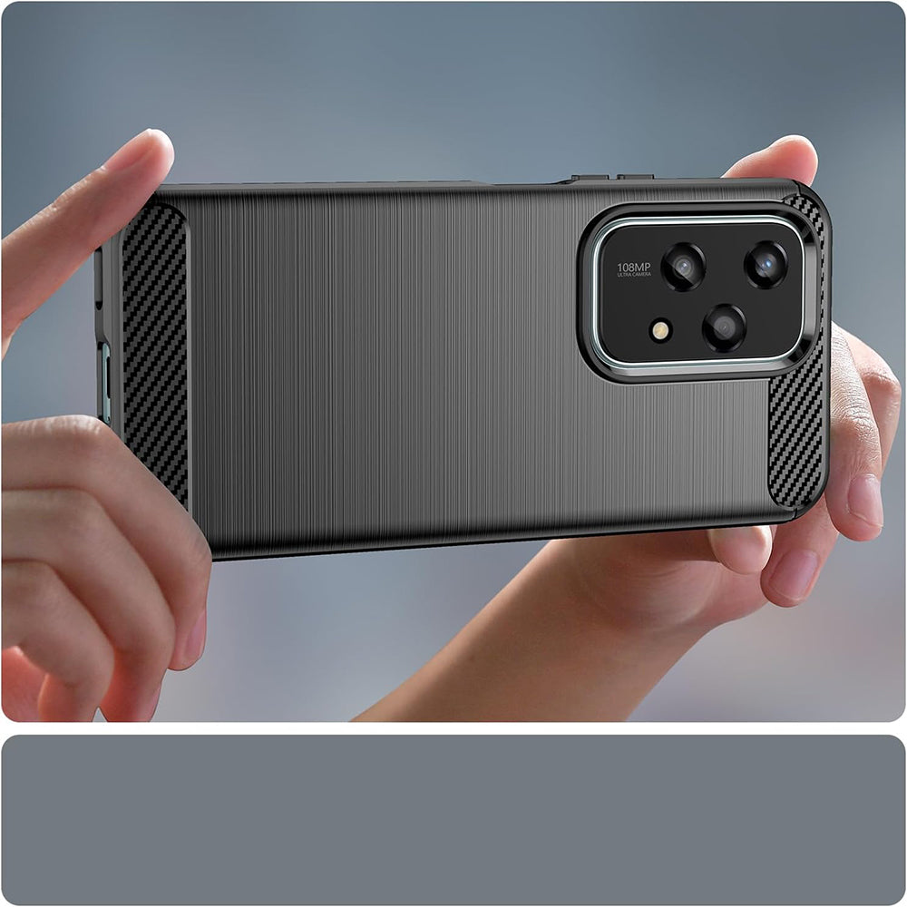 Case for Honor 200 Lite, Techsuit, Carbon, Blue