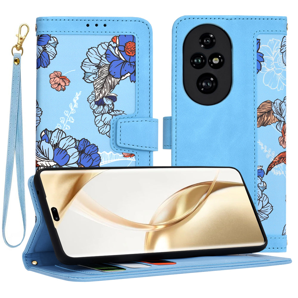 Case for Honor 200 Pro, Techsuit, FlipCraft, Blue