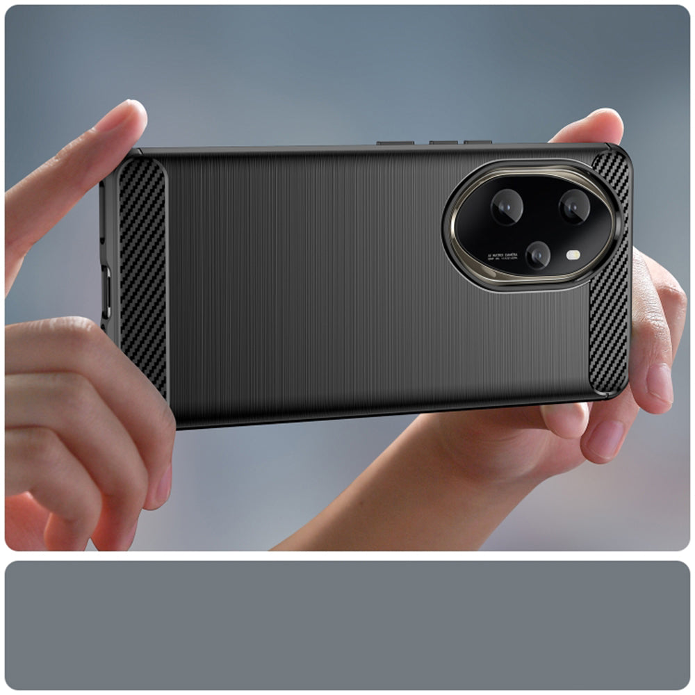 Θήκη για Honor 200, Techsuit, Carbon, Μαύρο
