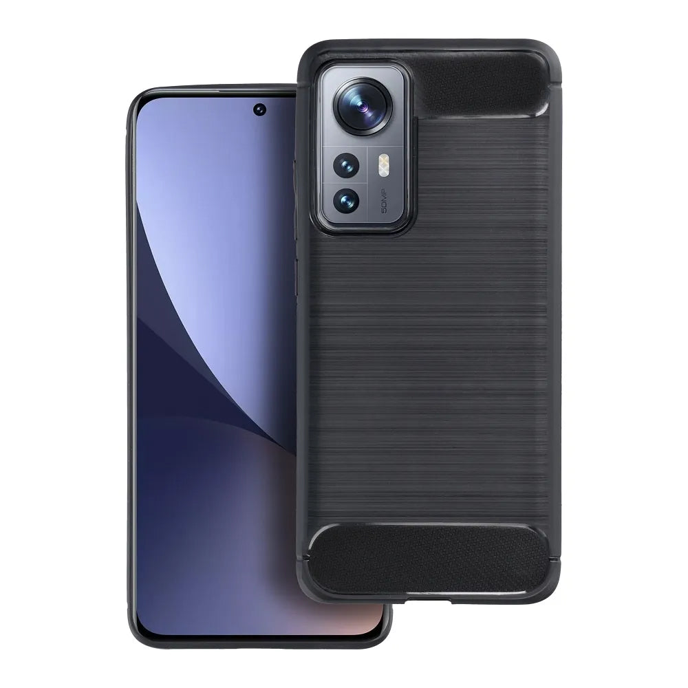 Θήκη για Honor 300, OEM, Carbon, Μαύρη