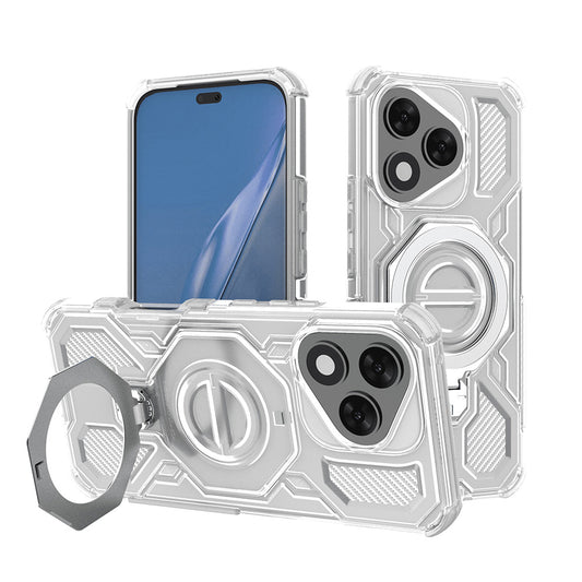 Θήκη για Honor 400 Lite, Techsuit, Carbon Shield Pro, Λευκό