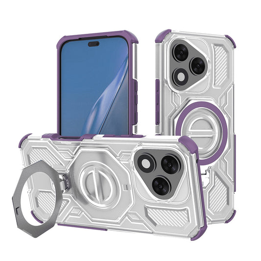 Θήκη για Honor 400 Lite, Techsuit, Carbon Shield Pro, Μωβ