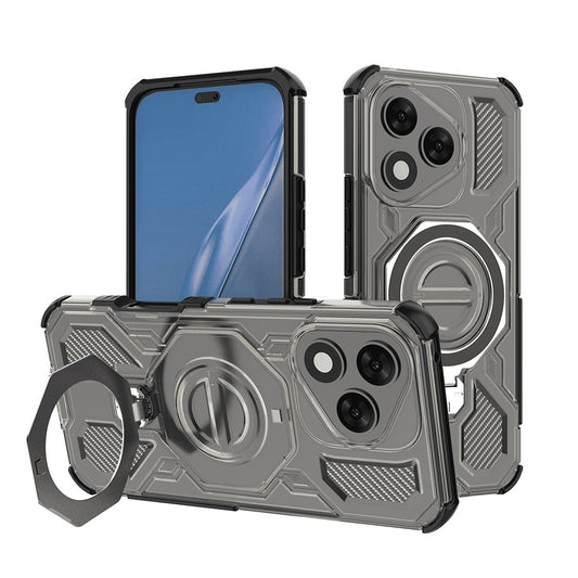 Θήκη για Honor 400 Lite, Techsuit, Carbon Shield Pro, Καπνιστό