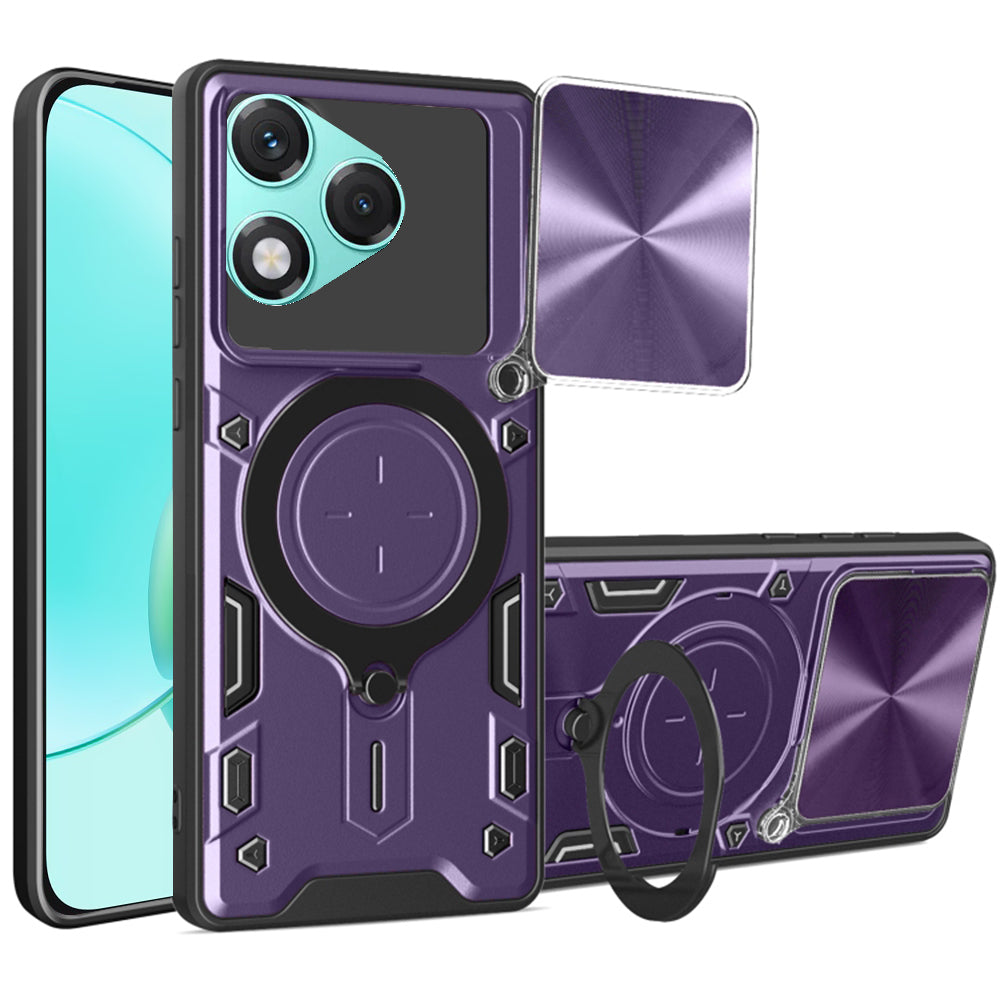 Θήκη για Honor 400 Lite, Techsuit, CamGuard Pro, Μωβ