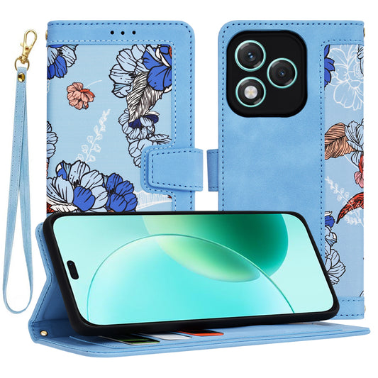 Case for Honor 400 Lite, Techsuit, FlipCraft, Blue