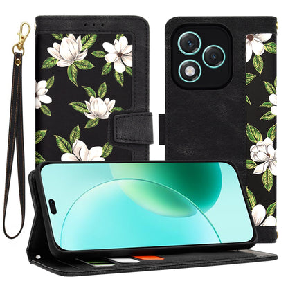 Case for Honor 400 Lite, Techsuit, FlipCraft, Black