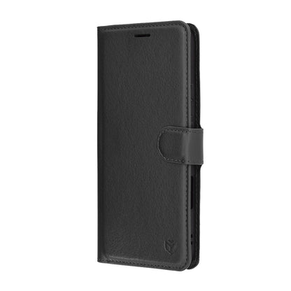 Case for Honor 400 Lite, Techsuit, Leather Folio, Black