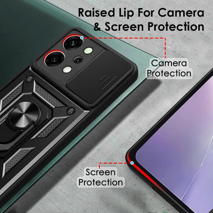 Case for Honor 400 Smart 4G / X7d 4G / 400 Smart 5G, Techsuit, CamShield, Gold