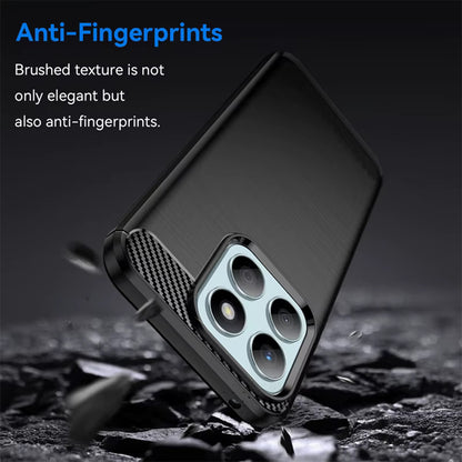 Θήκη για Honor 400 Smart 4G / X7d 4G / 400 Smart 5G, Techsuit, Καρμπόν, Μαύρη