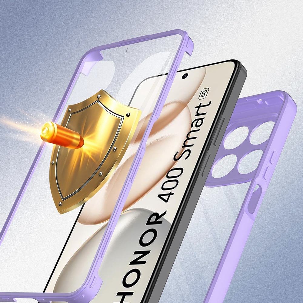Θήκη για Honor 400 Smart 4G / X7d 4G / 400 Smart 5G, Techsuit, ColorVerse 360, Μωβ