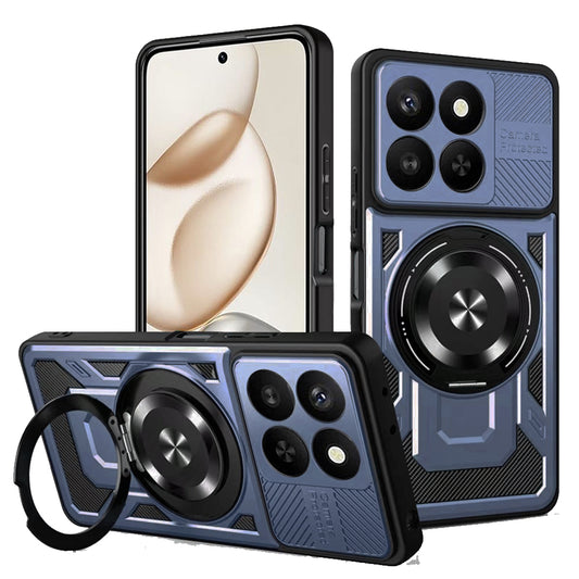 Θήκη για Honor 400 Smart 4G / X7d 4G / 400 Smart 5G, Techsuit, RuggedCam, Μπλε