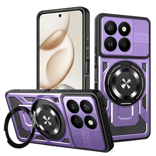 Θήκη για Honor 400 Smart 4G / X7d 4G / 400 Smart 5G, Techsuit, RuggedCam, Μωβ