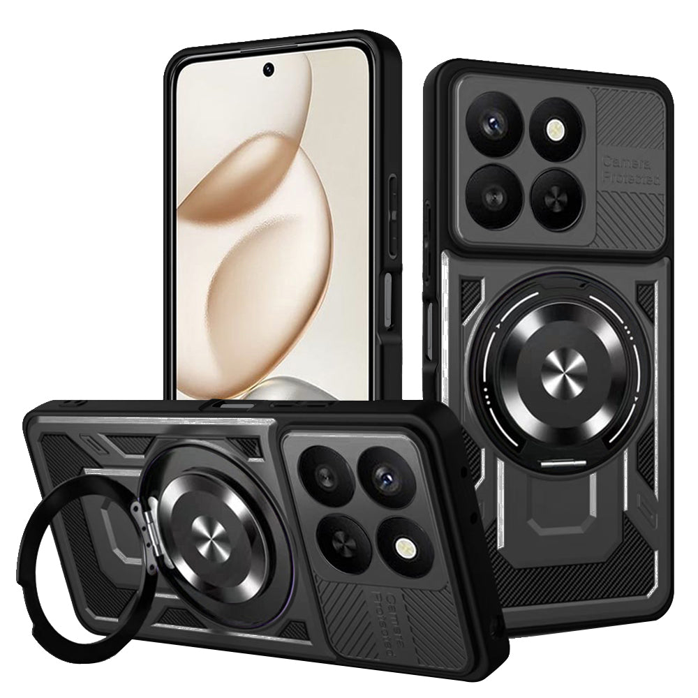Θήκη για Honor 400 Smart 4G / X7d 4G / 400 Smart 5G, Techsuit, RuggedCam, Μαύρη