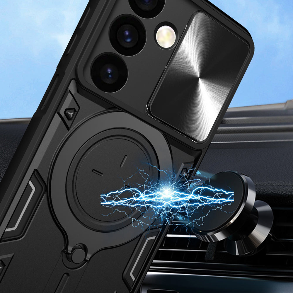 Case for Honor 400, Techsuit, CamGuard Pro, Black