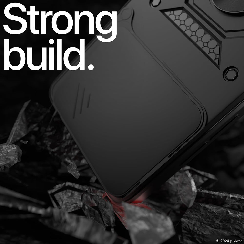 Case for Honor 400, Techsuit, CamShield, Black