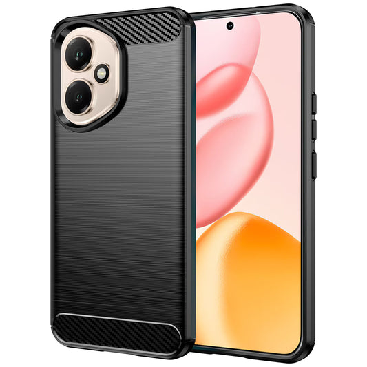 Case for Honor 400, Techsuit, Carbon, Black