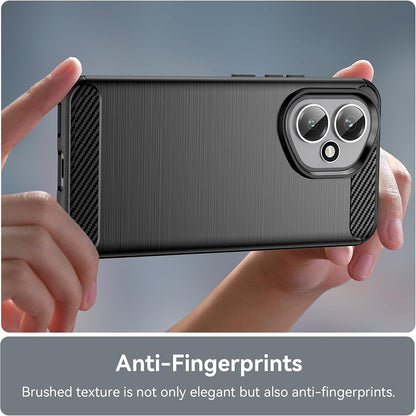 Case for Honor 400, Techsuit, Carbon, Black