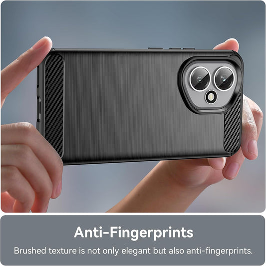 Case for Honor 400, Techsuit, Carbon, Black