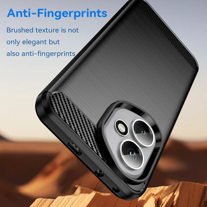 Case for Honor 400, Techsuit, Carbon, Black