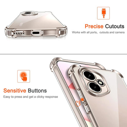 Case for Honor 400, Techsuit, Shockproof Clear, Transparent