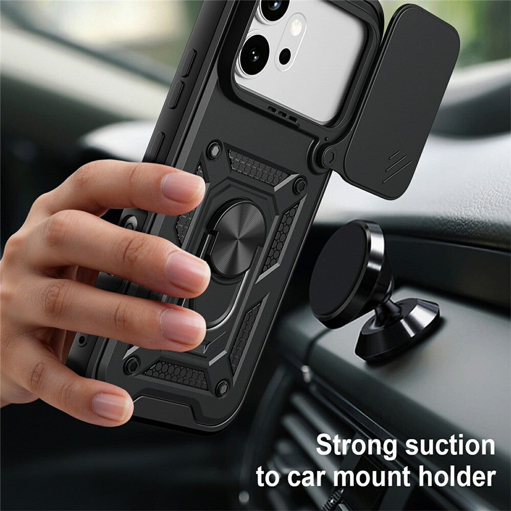 Case for Honor 600, OEM, CamShield, Black