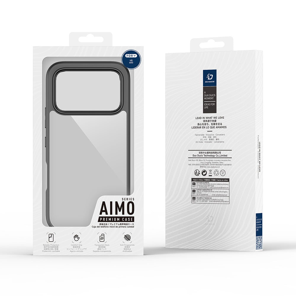 Θήκη για Honor 600, DUX DUCIS, Aimo, Μαύρο