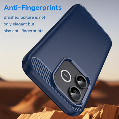 Θήκη για Honor 600 Lite, Techsuit, Καρμπόν, Μπλε