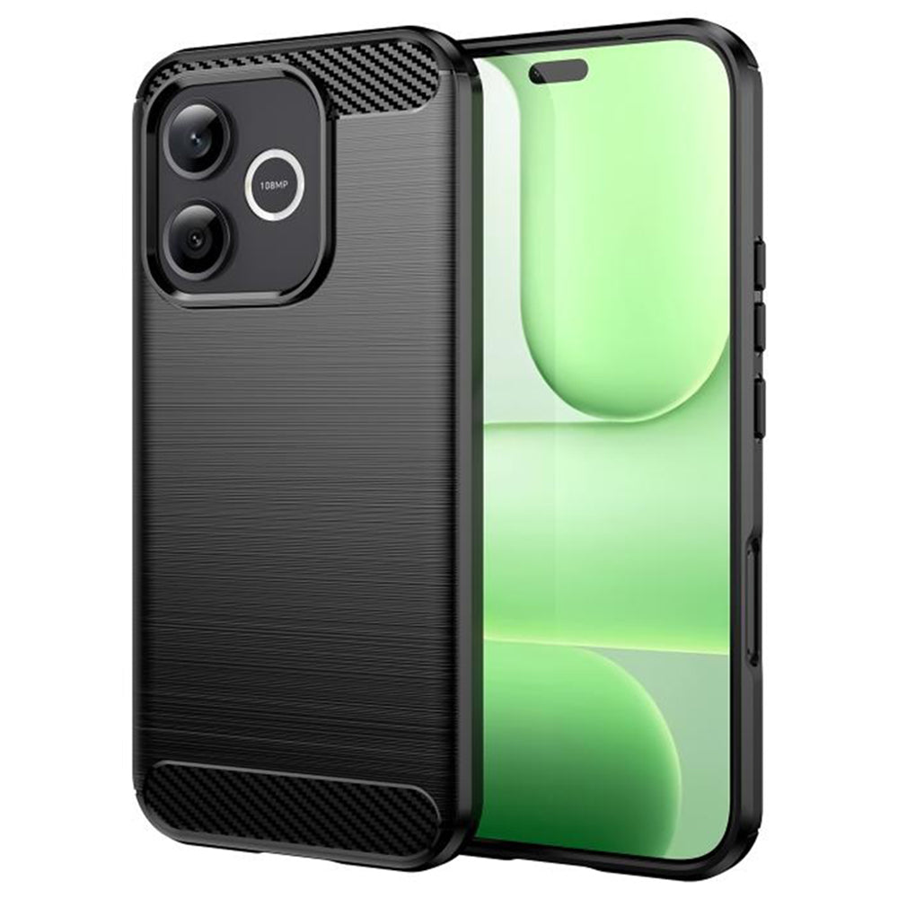 Θήκη για Honor 600 Lite, Techsuit, Καρμπόν, Μαύρη