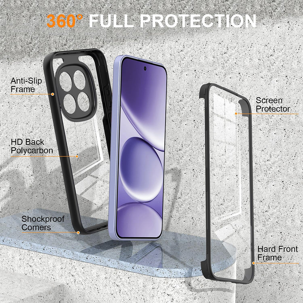 Θήκη για Honor 600 Lite, Techsuit, ColorVerse 360, Μαύρη