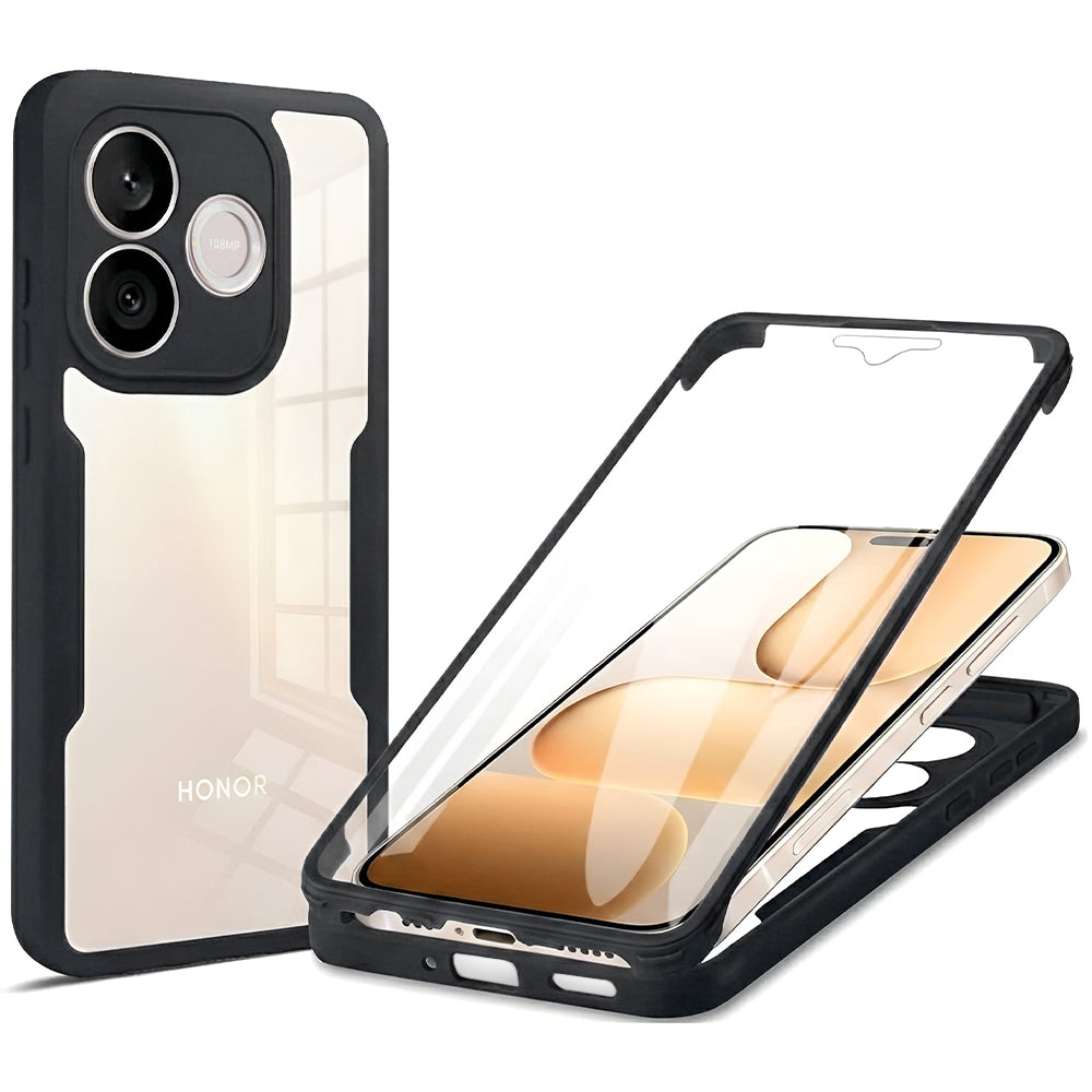 Θήκη για Honor 600 Lite, Techsuit, ColorVerse 360, Μαύρη