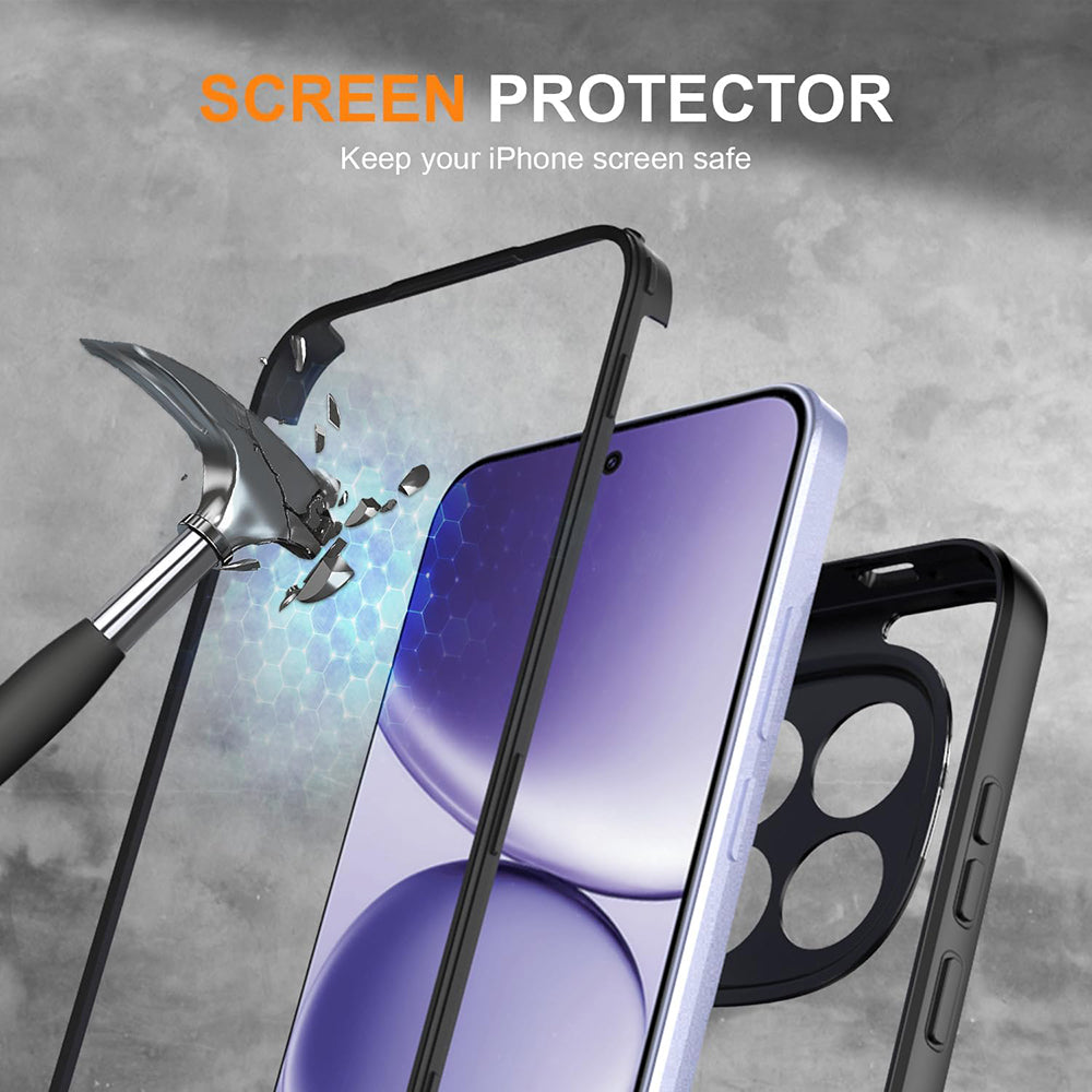 Θήκη για Honor 600 Lite, Techsuit, ColorVerse 360, Μαύρη