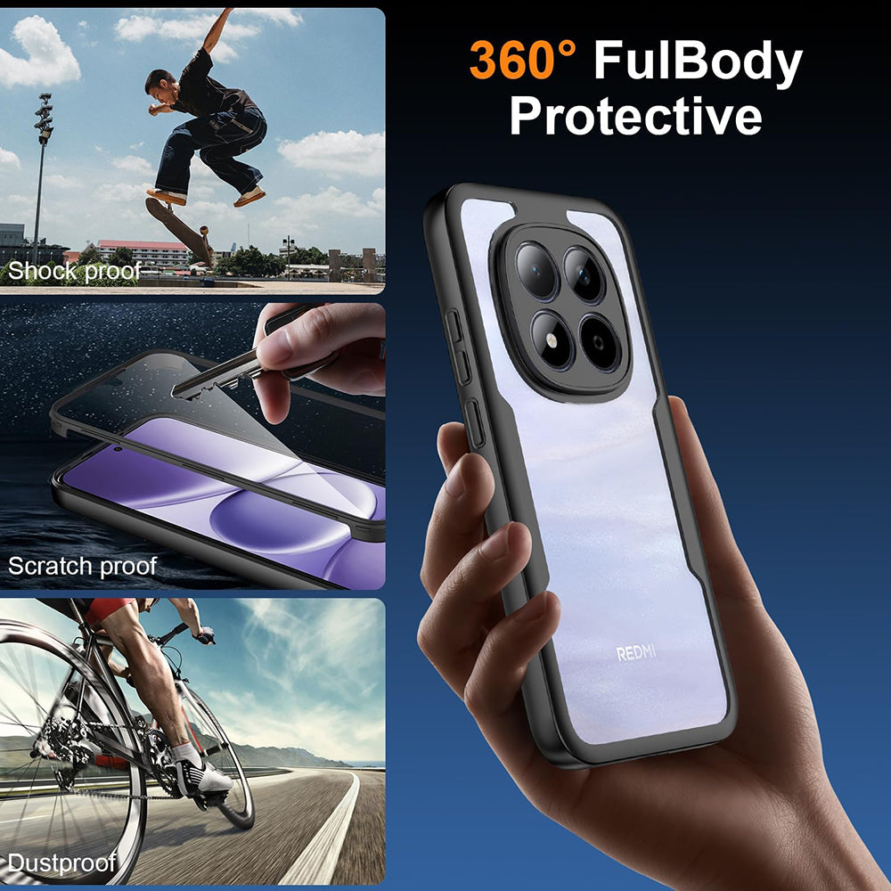 Θήκη για Honor 600 Lite, Techsuit, ColorVerse 360, Μαύρη