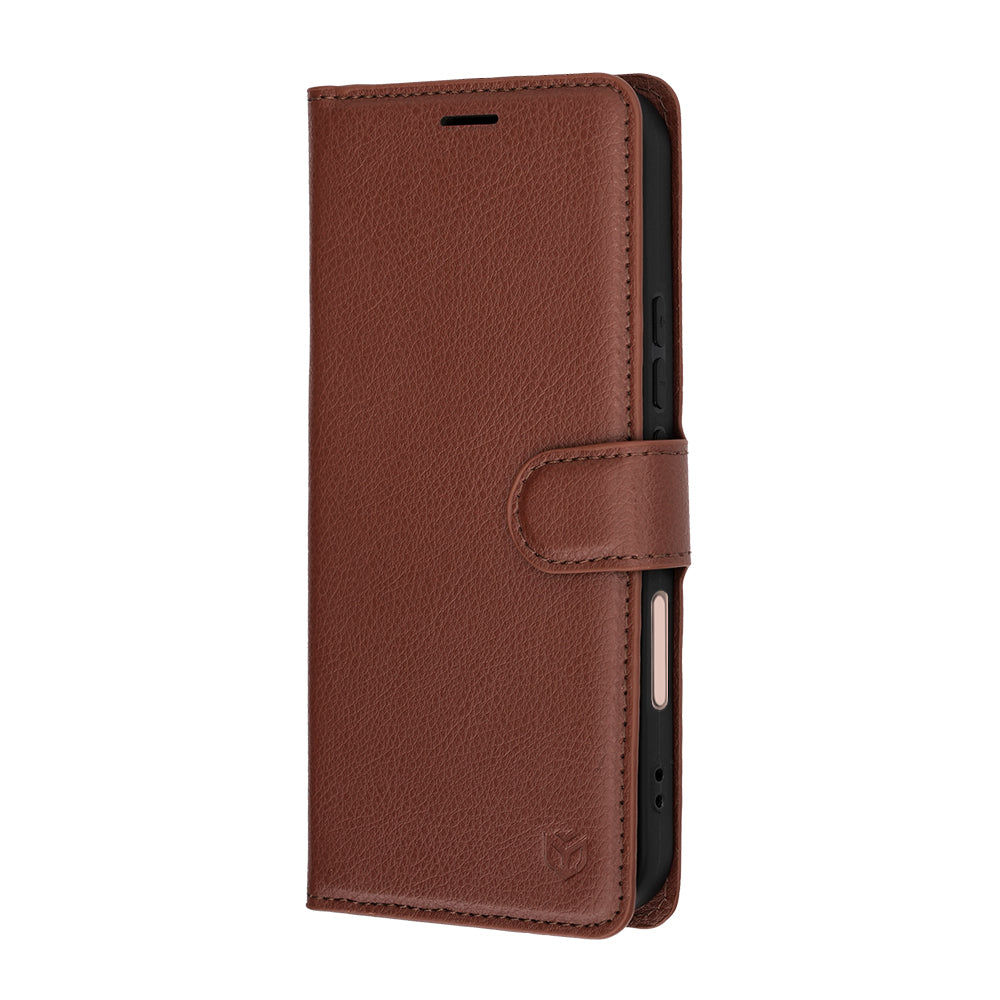 Θήκη για Honor 600 Lite, Techsuit, Leather Folio, Καφέ