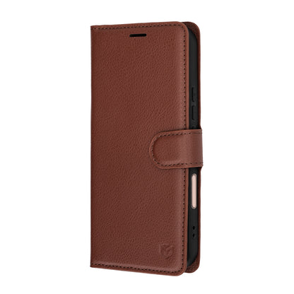 Θήκη για Honor 600 Lite, Techsuit, Leather Folio, Καφέ