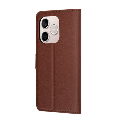 Θήκη για Honor 600 Lite, Techsuit, Leather Folio, Καφέ