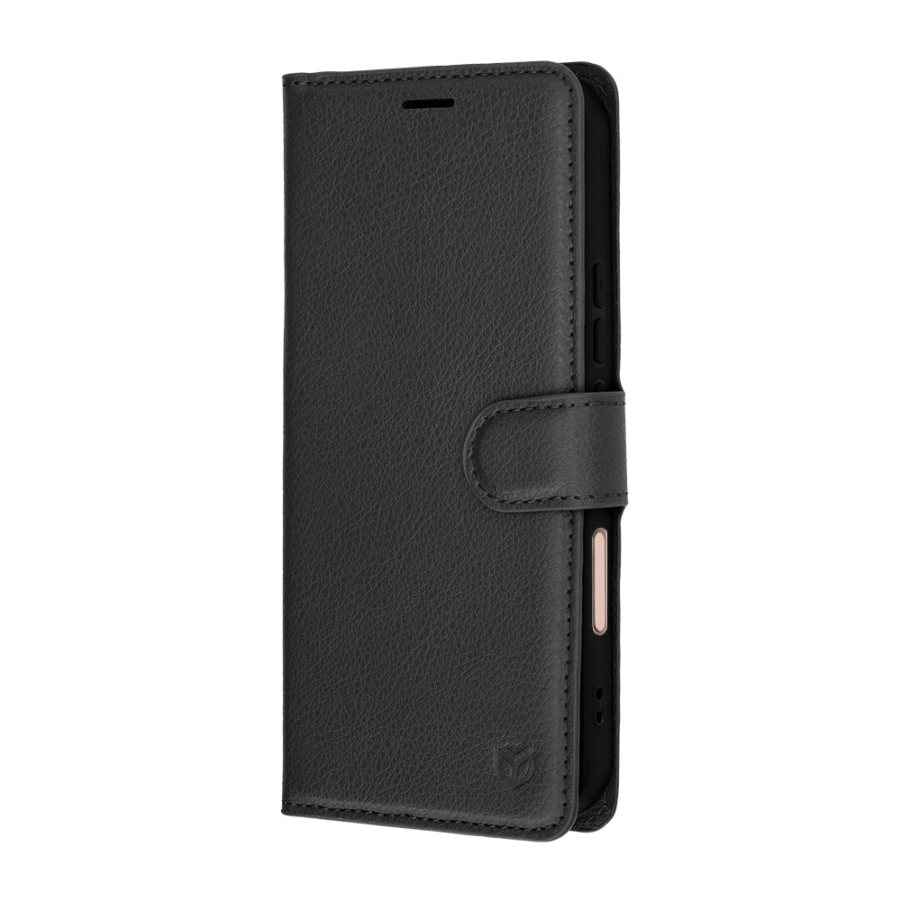 Θήκη για Honor 600 Lite, Techsuit, Leather Folio, Μαύρη