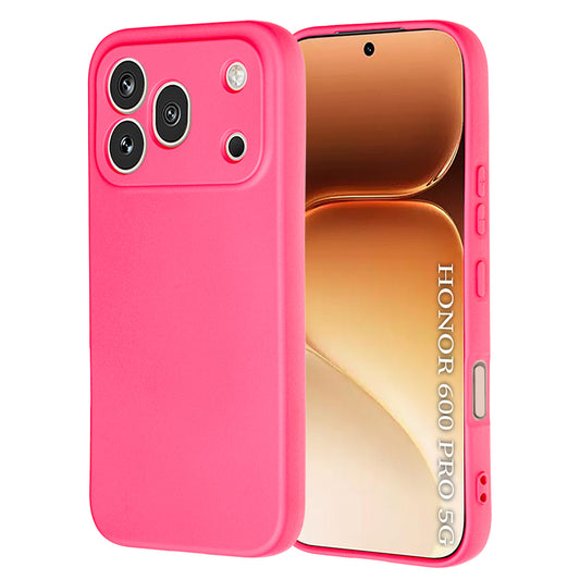 Θήκη για Honor 600 Pro, Techsuit, SoftFlex, Σκούρο Ροζ
