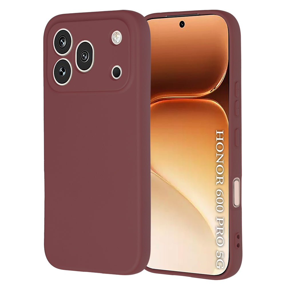 Θήκη για Honor 600 Pro, Techsuit, SoftFlex, Βυσσινί