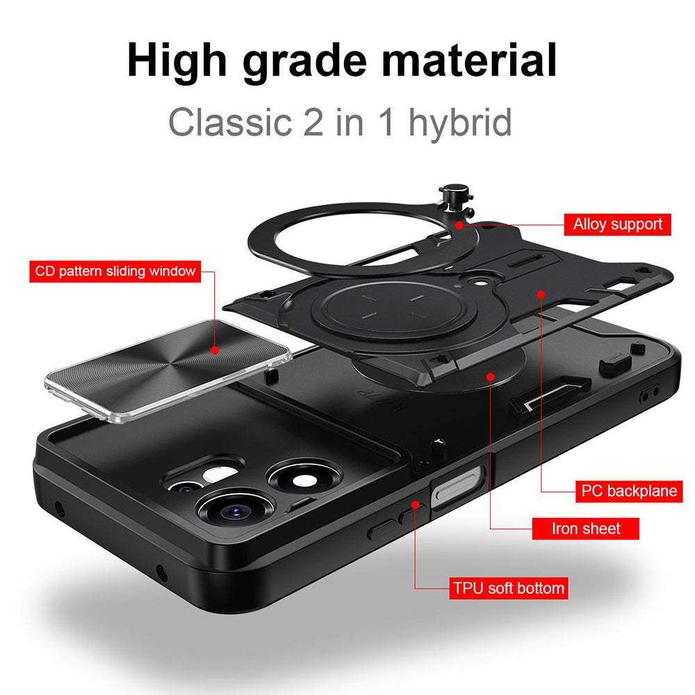 Θήκη για Honor 600 Smart, Techsuit, CamGuard Pro, Μπλε