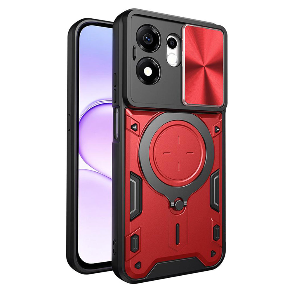 Θήκη για Honor 600 Smart, Techsuit, CamGuard Pro, Κόκκινο